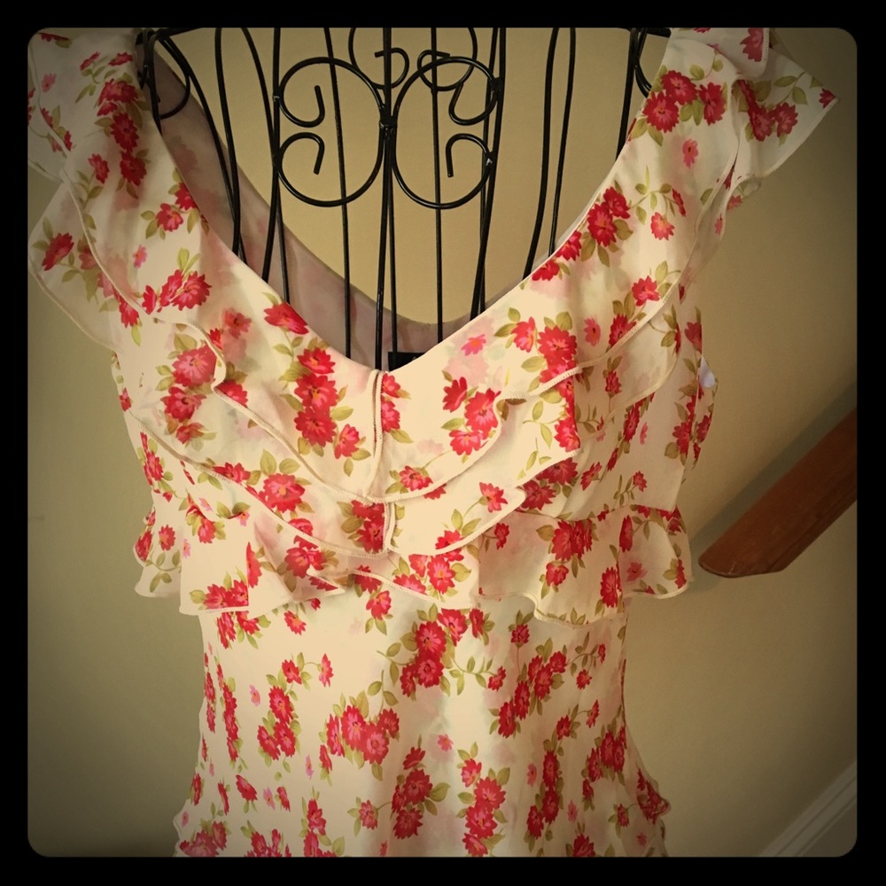 🌺ABS BY ALLEN SCHWARTZ VINTAGE TOP🌸